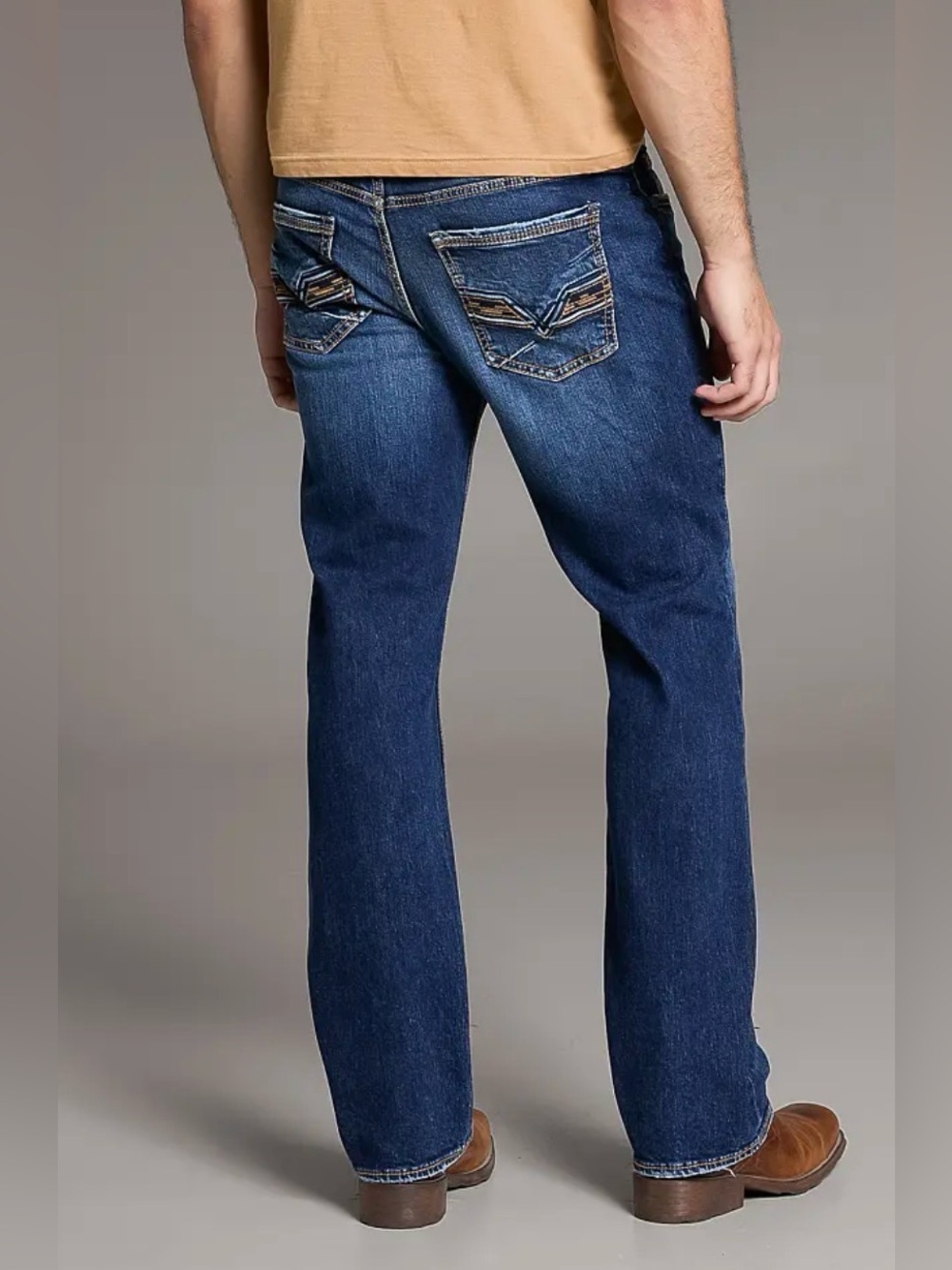 Buckle Men’s Aiden Boot Stretch Slim Fit Mid Rise Jean 29x30